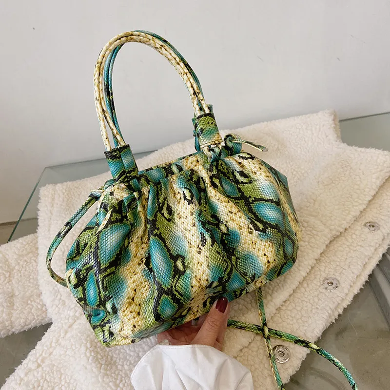 Handbags For Women 2021 Snakeskin Pattern Shoulder Bag Snake Print Pleated Female Luxury Crossbody Bags Sac Main Femme Bolsa
Handbags For Women 2021 Snakeskin Pattern Shoulder Bag Snake Print Pleated Female Luxury Crossbody Bags Sac Main Femme Bolsa