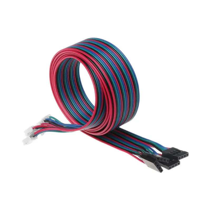 4pcs 100cm 4pin Stepper Motor Cables XH2.54 Terminal Wire For 3D Printer NEMA 17 Stepper Motor W3JA
4pcs 100cm 4pin Stepper Motor Cables XH2.54 Terminal Wire For 3D Printer NEMA 17 Stepper Motor W3JA