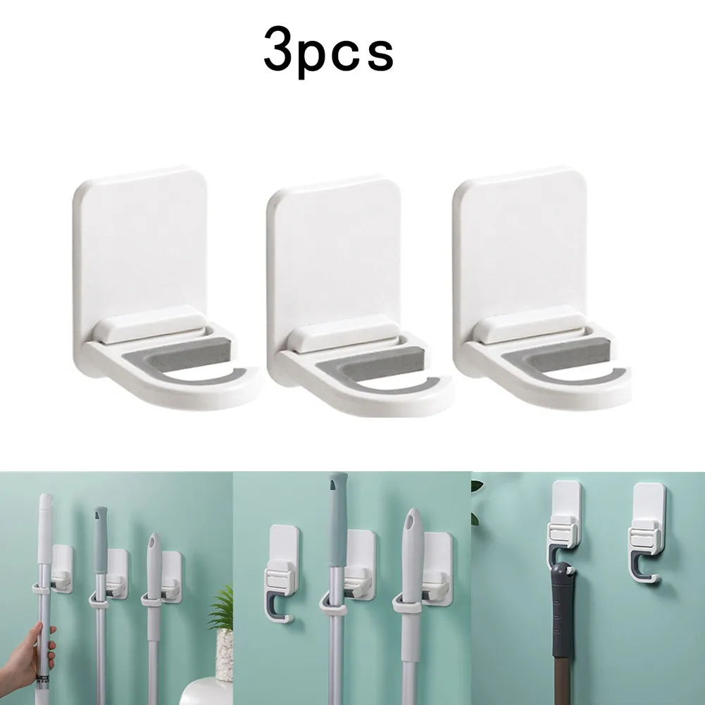 Broom Mop Holder Wall Mount Adhesive No Trace Mop Rack Hanger Organizer Garage Kitchen Bathroom Storage Multi-Purpose Hook
Broom Mop Holder Wall Mount Adhesive No Trace Mop Rack Hanger Organizer Garage Kitchen Bathroom Storage Multi-Purpose Hook