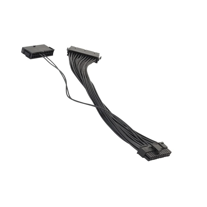 0.3m Computer Motherboard 24pin Dual-start Synchronous Power Cord, Copper Black Adapter Cable, Dual-power Start Cord
0.3m Computer Motherboard 24pin Dual-start Synchronous Power Cord, Copper Black Adapter Cable, Dual-power Start Cord