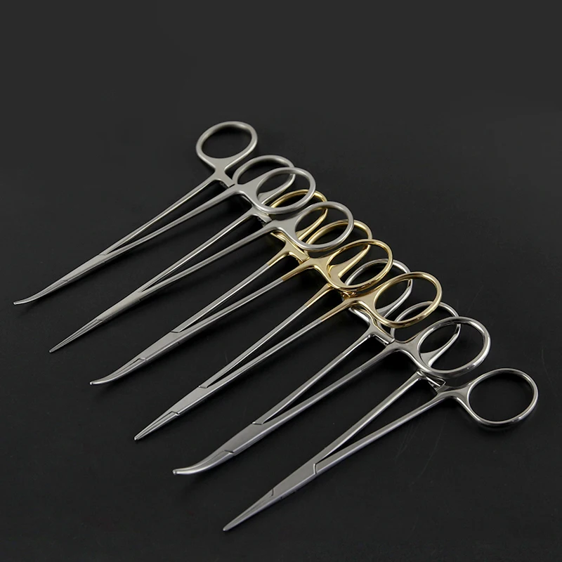 Medical hemostatic forceps Stainless steel surgical instruments Straight elbow blood vessel forceps Fine microvascular hemostati
Medical hemostatic forceps Stainless steel surgical instruments Straight elbow blood vessel forceps Fine microvascular hemostati