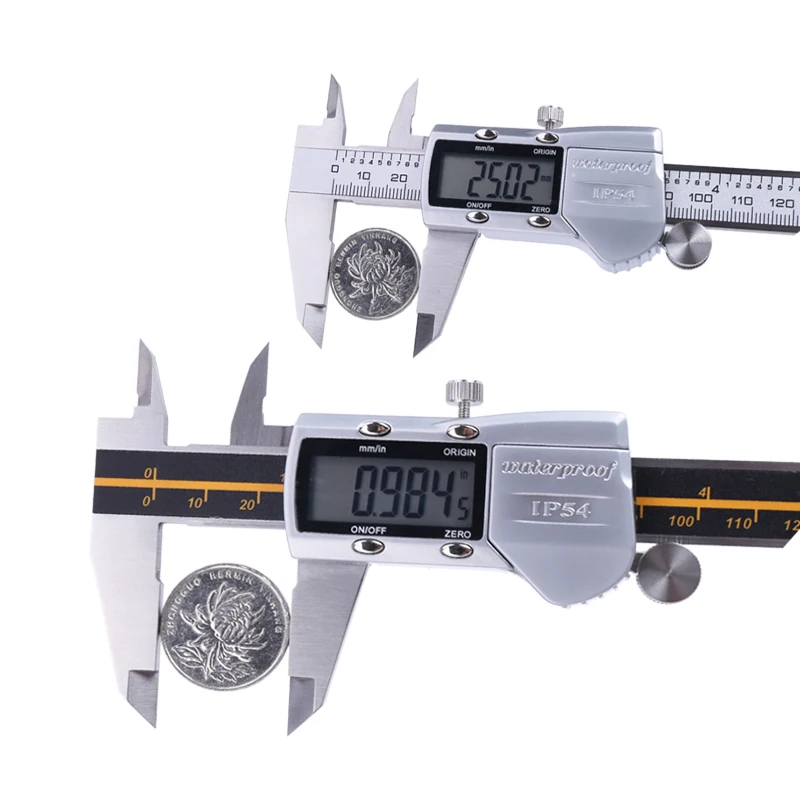 Измерительные инструменты 0-150 мм штангенциркуль 6-дюймовый штангенциркуль прибор из нержавеющей стали ЖК-цифровой электронный Линейка-мик...
Измерительные инструменты 0-150 мм штангенциркуль 6-дюймовый штангенциркуль прибор из нержавеющей стали ЖК-цифровой электронный Линейка-мик...