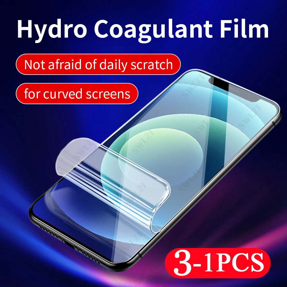 3/2/1Pcs cover for iPhone 6 6S 7 8 plus 11 pro 12 mini X XR XS Max SE protective hydrogel film phone screen protector Not Glass
3/2/1Pcs cover for iPhone 6 6S 7 8 plus 11 pro 12 mini X XR XS Max SE protective hydrogel film phone screen protector Not Glass