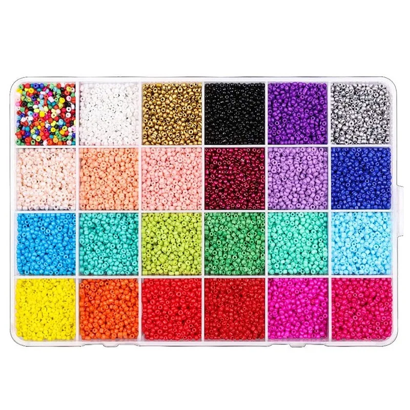 Multicolor Beaded Glass Beads in Bulk- Color Beaded Supplies with Crystal Cord for Jewelry Bracelet Making and Beading
Multicolor Beaded Glass Beads in Bulk- Color Beaded Supplies with Crystal Cord for Jewelry Bracelet Making and Beading