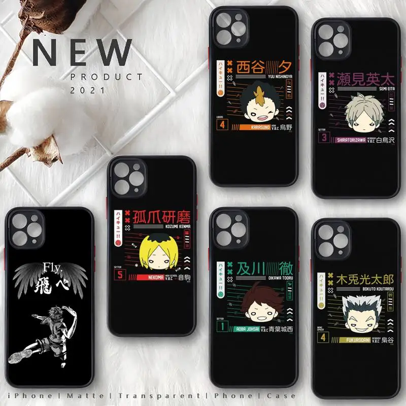 Haikyuu Hinata Attacks Anime manga Phone Case matte transparent For iphone 7 8 11 12 plus mini x xs xr pro max cover
Haikyuu Hinata Attacks Anime manga Phone Case matte transparent For iphone 7 8 11 12 plus mini x xs xr pro max cover