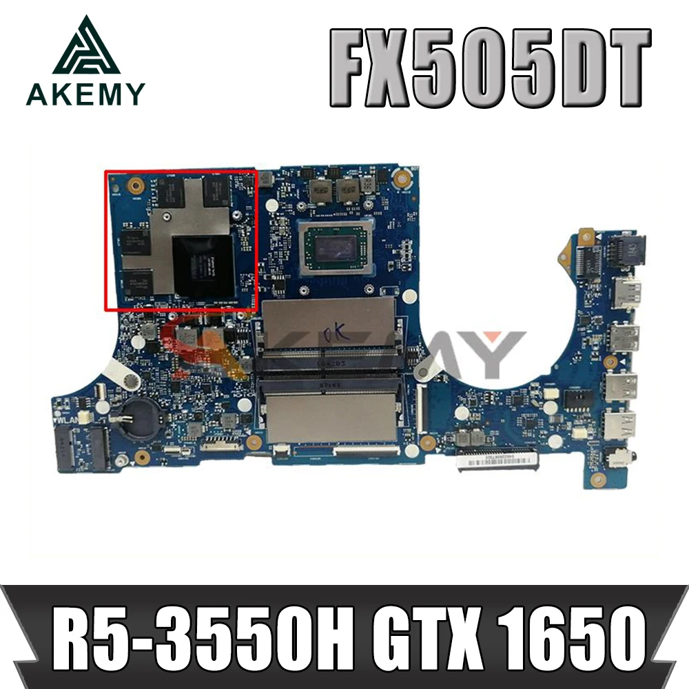 Материнские платы Akemy FX505DT, материнская плата для ноутбука ASUS FX505DT FX95DT FX95D, оригинальная материнская плата GTX 1650 /V4GAMD
Материнские платы Akemy FX505DT, материнская плата для ноутбука ASUS FX505DT FX95DT FX95D, оригинальная материнская плата GTX 1650 /V4GAMD
