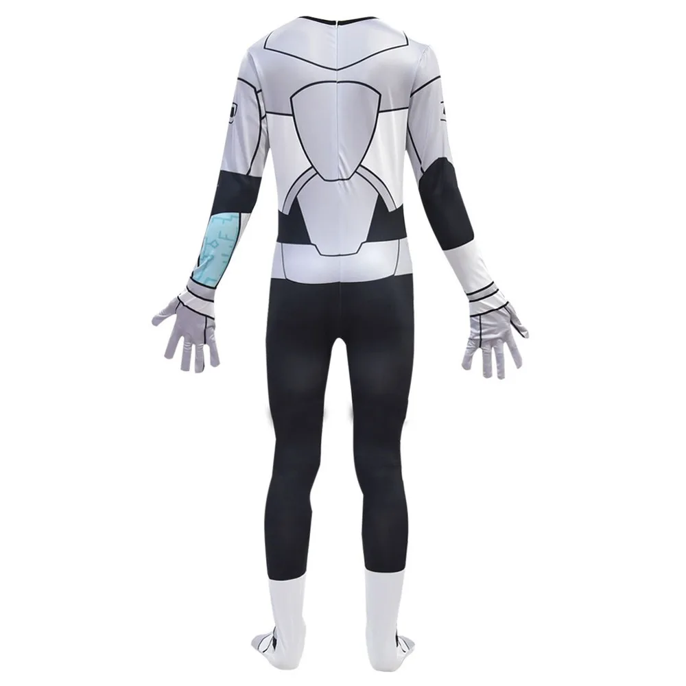 2021 Kids Anime Teen Titans Go Cyborg Cosplay Costume Bodysuit 3D Child Jumpsuit Halloween Party Costumefor Boys Girls
2021 Kids Anime Teen Titans Go Cyborg Cosplay Costume Bodysuit 3D Child Jumpsuit Halloween Party Costumefor Boys Girls