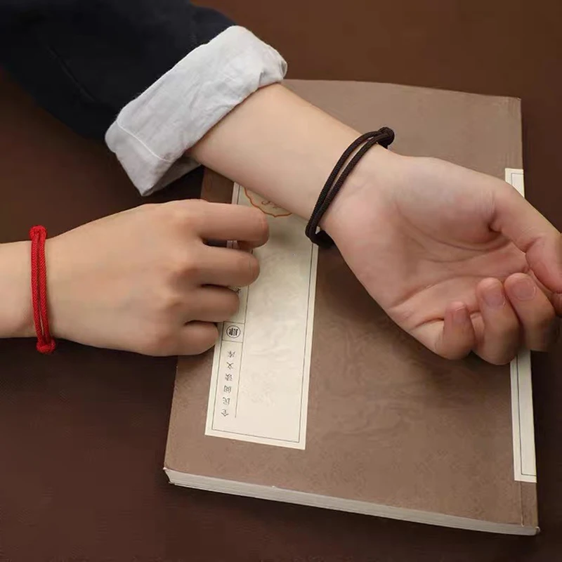 Lucky Red Rope Chain Bracelet Women and Men Handmade Woven String Womens Couple Bracelets for Protection Jewelry Friendship Gift 
Lucky Red Rope Chain Bracelet Women and Men Handmade Woven String Womens Couple Bracelets for Protection Jewelry Friendship Gift