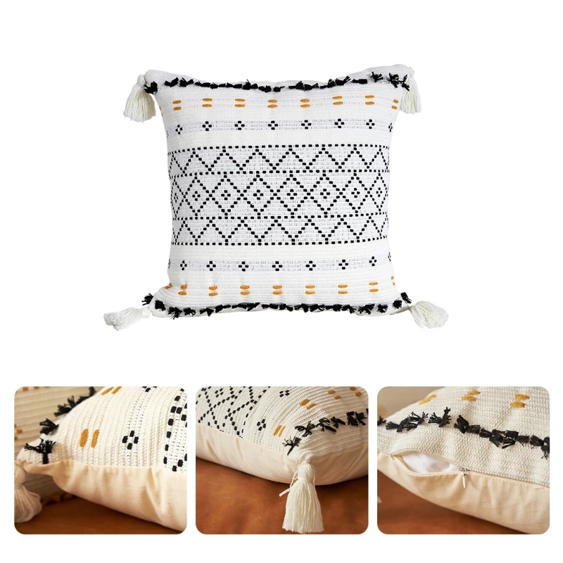 45x45cm/30x50cm Nordic Knitted Geometric Tassel Pillowcase Throw Pillow Case Sofa Cushion Cover Home Decorations
45x45cm/30x50cm Nordic Knitted Geometric Tassel Pillowcase Throw Pillow Case Sofa Cushion Cover Home Decorations