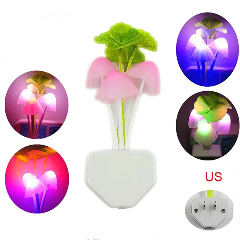 Lilac Light Sensor Home Bedroom Decoration Mushroom Flower Plant US Plug Colorful Nightlights LED Night Light Lamp
Lilac Light Sensor Home Bedroom Decoration Mushroom Flower Plant US Plug Colorful Nightlights LED Night Light Lamp