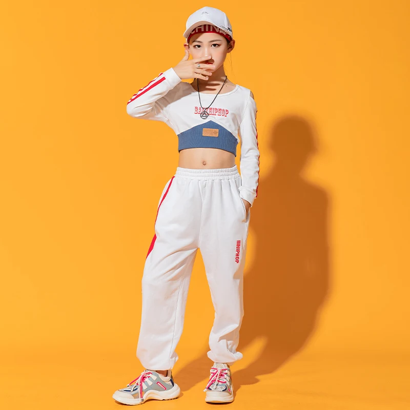 Kids Show Outfits Hip Hop Clothing Crop Tops Off Shoulder Sweatshirt Jogger Pants For Girls Jazz Dance Wear Costume Clothes
Kids Show Outfits Hip Hop Clothing Crop Tops Off Shoulder Sweatshirt Jogger Pants For Girls Jazz Dance Wear Costume Clothes