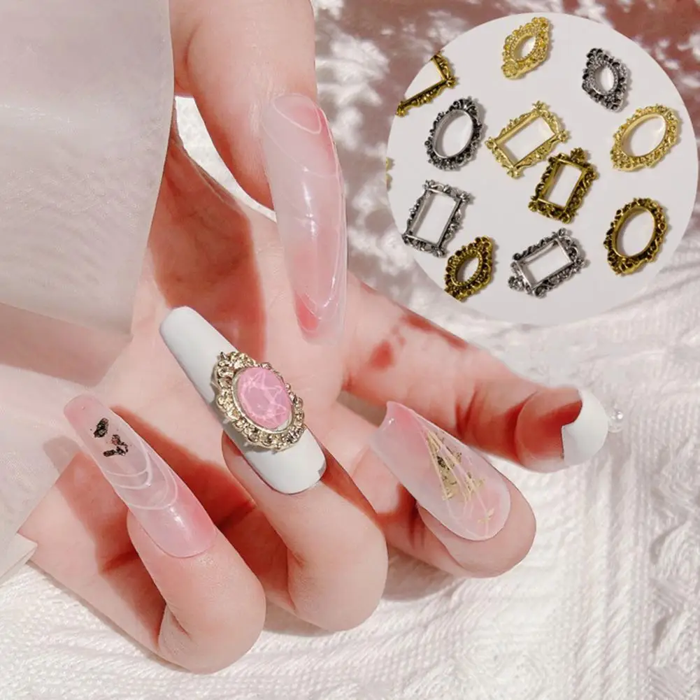 5Pcs/Set DIY Painting Frame Shape Nail Decor Exquisite Stylish Metal Manicure Art Decor for Female Nail Decals Design
5Pcs/Set DIY Painting Frame Shape Nail Decor Exquisite Stylish Metal Manicure Art Decor for Female Nail Decals Design