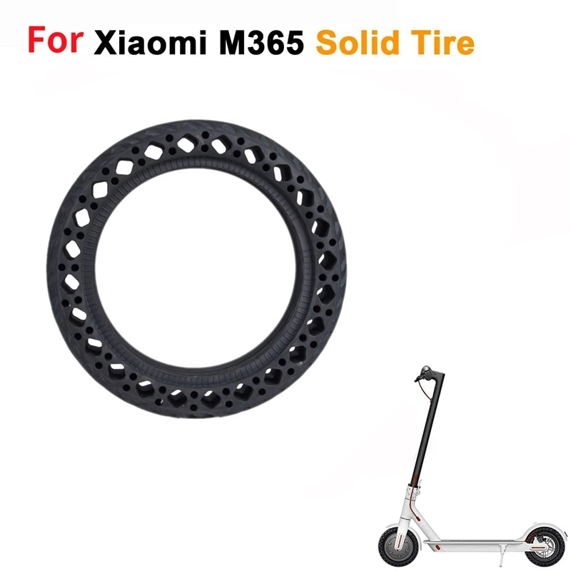 Rubber Solid Tire for Xiaomi Mijia M365/Ninebot 8.5Inch Electric Scooter Shock Absorber Damping Tyre (Black)
Rubber Solid Tire for Xiaomi Mijia M365/Ninebot 8.5Inch Electric Scooter Shock Absorber Damping Tyre (Black)