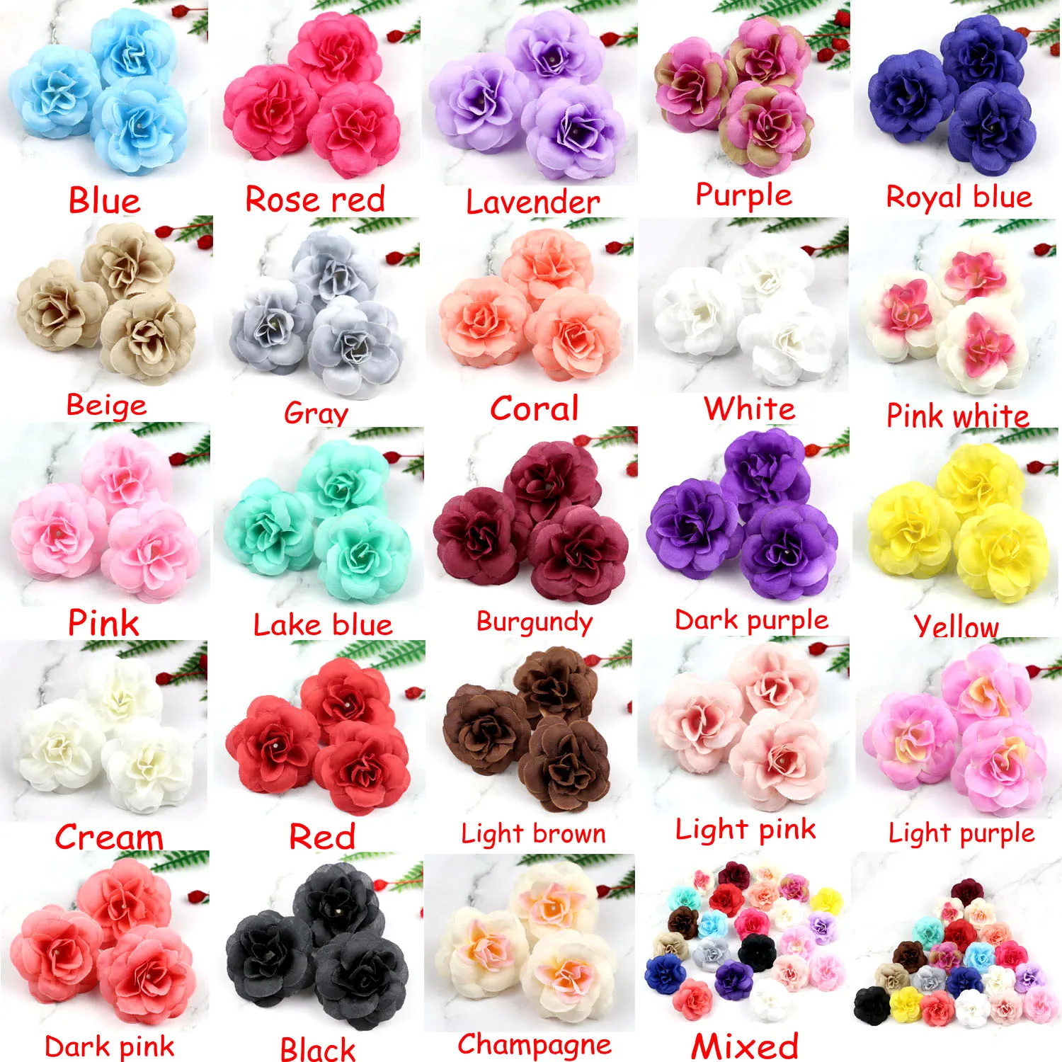 Lulang Wholesale 100/200pcs Silk Artificial Rose Flower Heads For Wedding Party Home Decoration DIY Accessories Fake Flowers 
Lulang Wholesale 100/200pcs Silk Artificial Rose Flower Heads For Wedding Party Home Decoration DIY Accessories Fake Flowers