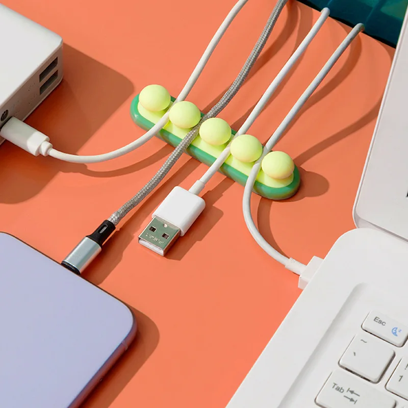 Cable Clips Silicone Cord Organizer Cable Management for Home Office Cable Holder
Cable Clips Silicone Cord Organizer Cable Management for Home Office Cable Holder