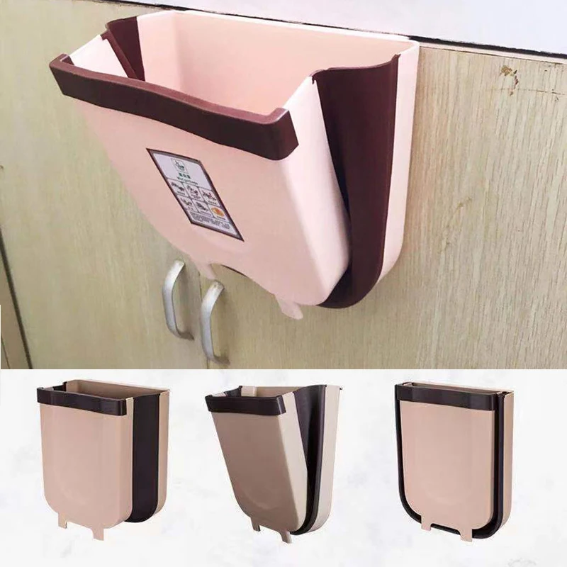 Folding Waste Bins Kitchen Garbage Foldable Car Trash Can Wall Mounted Trashcan for Bathroom Toilet Waste Storage Bucket 9L Top
Folding Waste Bins Kitchen Garbage Foldable Car Trash Can Wall Mounted Trashcan for Bathroom Toilet Waste Storage Bucket 9L Top