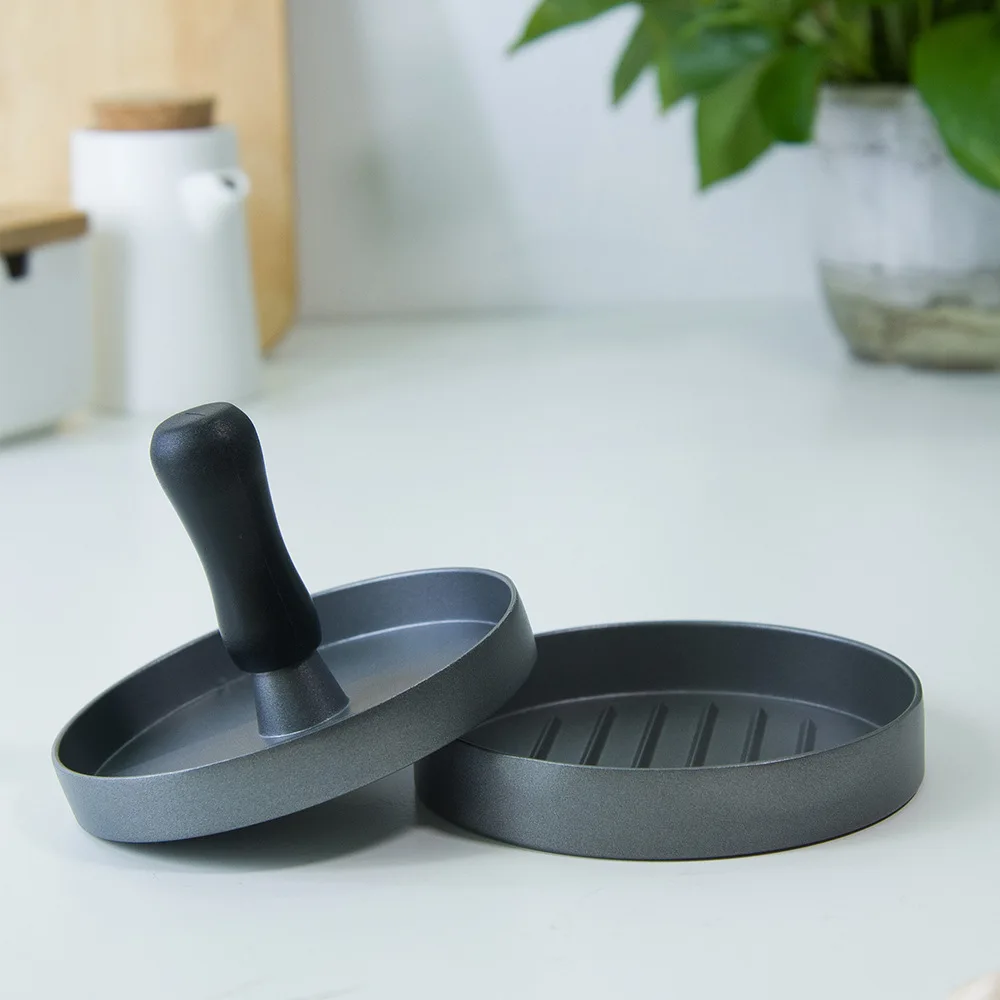 Bar kitchen utensils aluminum alloy meat press Hamburger Press manual Hamburger Press manual non stick coating meat cake press
Bar kitchen utensils aluminum alloy meat press Hamburger Press manual Hamburger Press manual non stick coating meat cake press