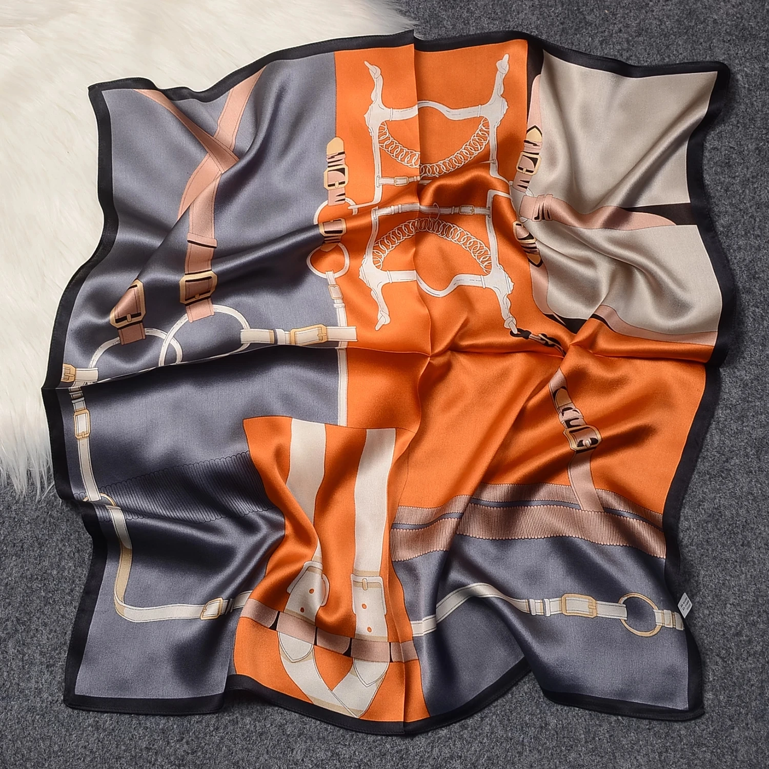 Hot Sale 2021 Female Silk Neck Scarf Square Hair Scarves Foulard Head Brand Shawls And Wraps Neckerchief Bandana 70*70cm Hijab
Hot Sale 2021 Female Silk Neck Scarf Square Hair Scarves Foulard Head Brand Shawls And Wraps Neckerchief Bandana 70*70cm Hijab