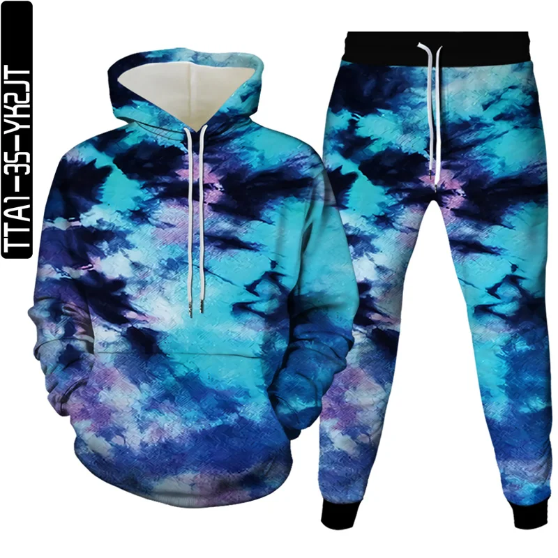 Autumn 3D printing color hoodie men's hoodie + sweatpants 2 sets of men's and women's tops pullovers fitness jogging suits
Autumn 3D printing color hoodie men's hoodie + sweatpants 2 sets of men's and women's tops pullovers fitness jogging suits