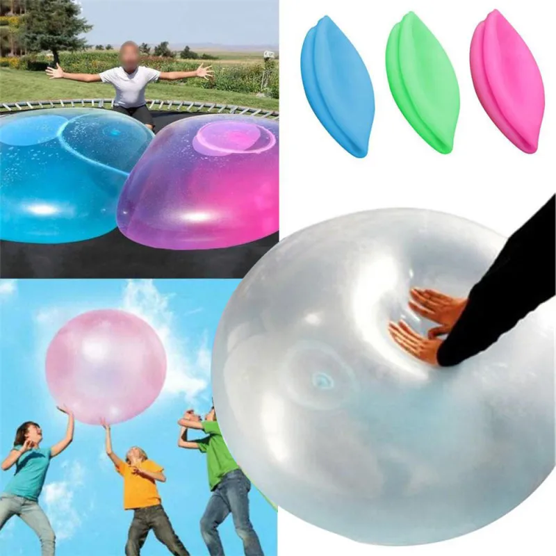 Inflatable Bubble Ball Toys Transparent Balloon for Children's Outdoor Activities TPR Blowing Balloon Swimming Pool Accessories
Inflatable Bubble Ball Toys Transparent Balloon for Children's Outdoor Activities TPR Blowing Balloon Swimming Pool Accessories