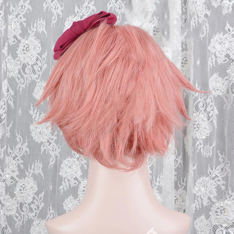 Doki Doki Literature Club Sayori Pink Short Wig Cosplay Costume Heat Resistant Synthetic Hair Wigs ( No Headwear ) Role Play Wig
Doki Doki Literature Club Sayori Pink Short Wig Cosplay Costume Heat Resistant Synthetic Hair Wigs ( No Headwear ) Role Play Wig