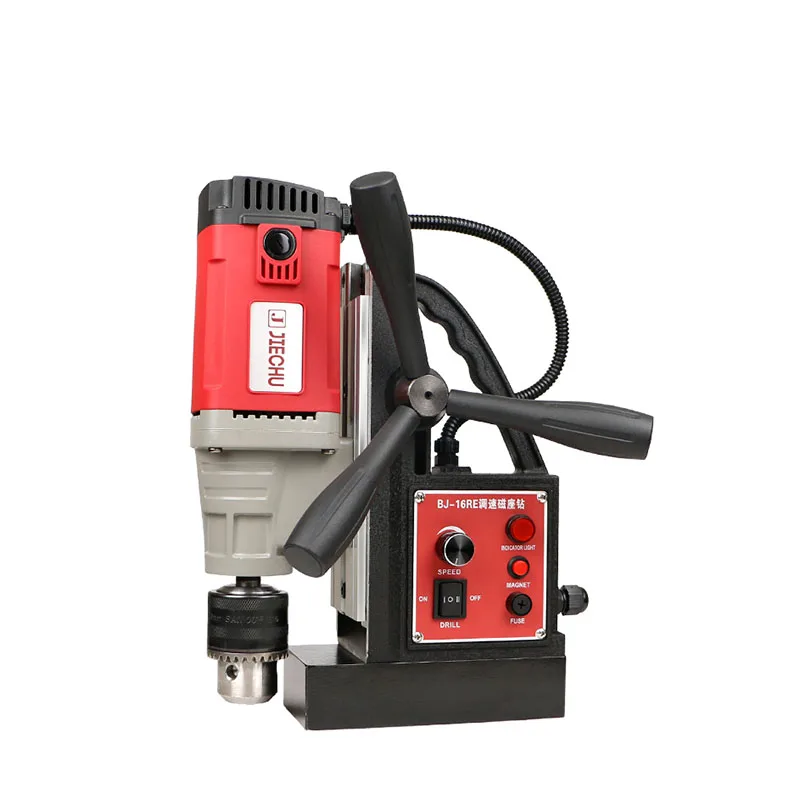 Магнитная дрель на присоске, железная дрель, нарезающий сверлильный станок, регулируемая скорость, вперед и назад, электрическая дрель
Магнитная дрель на присоске, железная дрель, нарезающий сверлильный станок, регулируемая скорость, вперед и назад, электрическая дрель