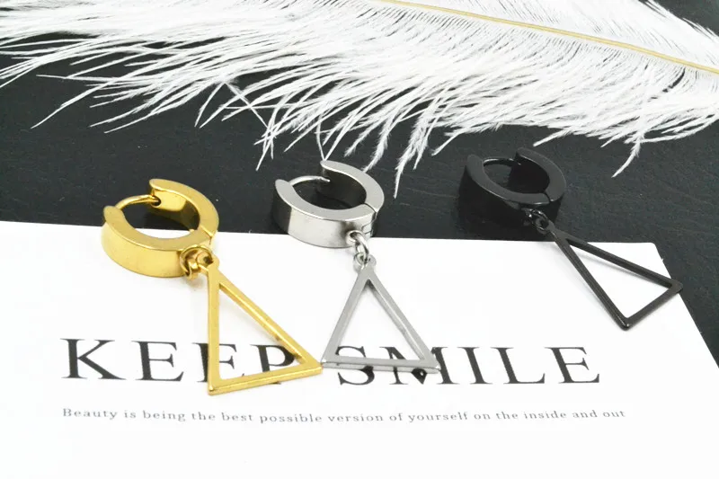 Lot 50pcs Fashion Jewelry- Hoop Circle Earrings Pendant PUNK EMO Men/Women Ear Studs/Earring Stainless Steel Triangle Hoop Ring 
Lot 50pcs Fashion Jewelry- Hoop Circle Earrings Pendant PUNK EMO Men/Women Ear Studs/Earring Stainless Steel Triangle Hoop Ring