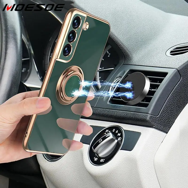 For Samsung S21 Ultra S20 FE A32 A42 A52 A72 5G Note 20 10 Luxury Plating Silicone Case Magnetic Shockproof Ring Holder Cover
For Samsung S21 Ultra S20 FE A32 A42 A52 A72 5G Note 20 10 Luxury Plating Silicone Case Magnetic Shockproof Ring Holder Cover