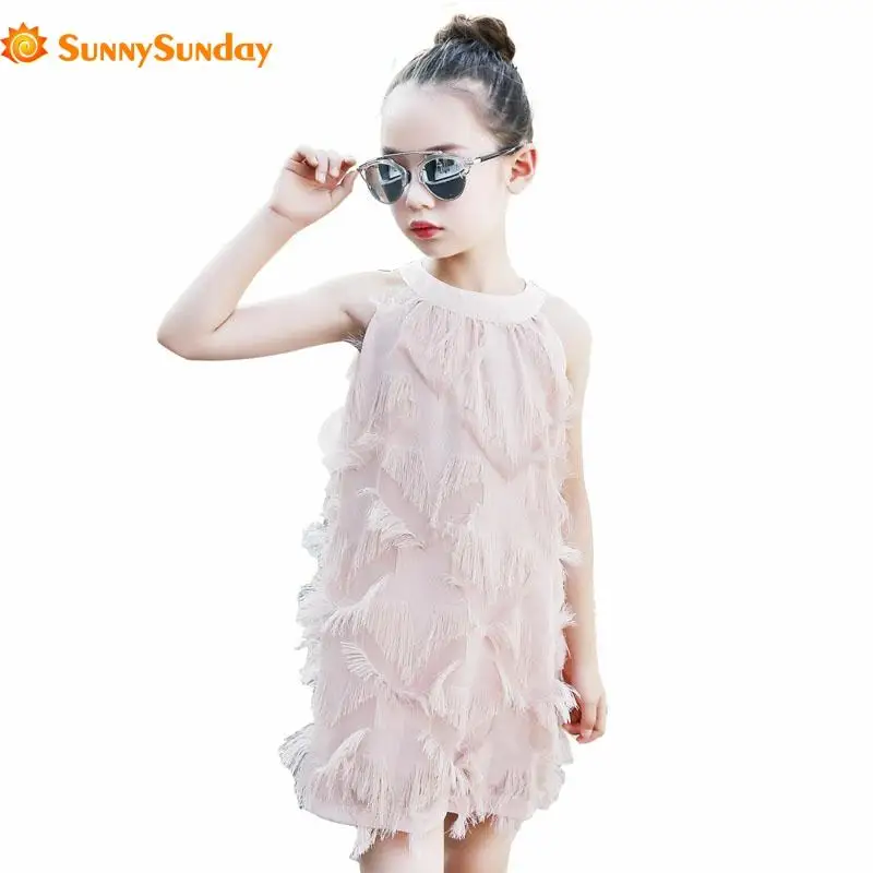 2019 New Fit 6-12 Years Girls Summer A-Line Princess Dress With Feather Solid Cute Fashion Thin Above Knee Sleeveless Dresses
2019 New Fit 6-12 Years Girls Summer A-Line Princess Dress With Feather Solid Cute Fashion Thin Above Knee Sleeveless Dresses