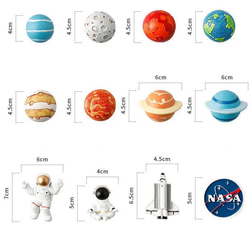 Planet Moon Sun Refrigerator Magnetic Sticker 3D Astronaut Creative Fridge Magnet Home Decoration Space Shuttle Magnet Gift 
Planet Moon Sun Refrigerator Magnetic Sticker 3D Astronaut Creative Fridge Magnet Home Decoration Space Shuttle Magnet Gift