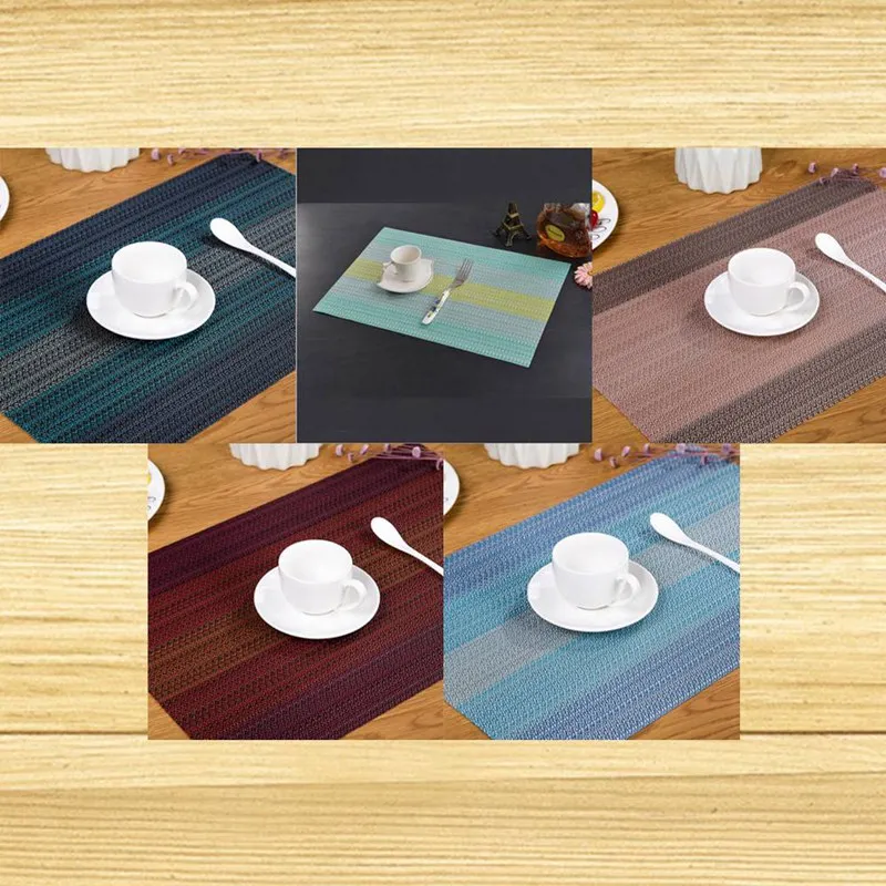 1PCS Anti-skid And Heat-insulation PVC Placemat For Dining Table Non-slip Table Mat Kitchen Accessories
1PCS Anti-skid And Heat-insulation PVC Placemat For Dining Table Non-slip Table Mat Kitchen Accessories