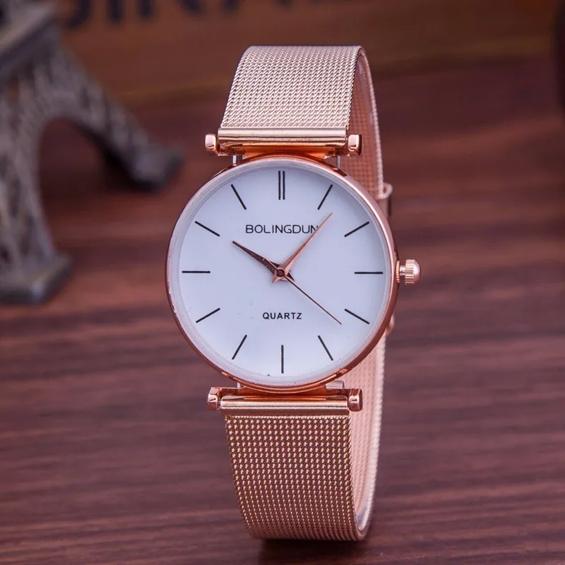 Женские роскошные Брендовые Часы reloj, женские модные кварцевые часы цвета розового золота, повседневные наручные часы с металлической сетк...
Женские роскошные Брендовые Часы reloj, женские модные кварцевые часы цвета розового золота, повседневные наручные часы с металлической сетк...
