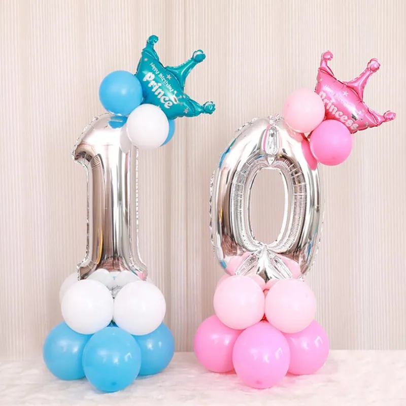 2022 Blue Pink Balloons Digital Number Crown Aluminum Foil Balloons Pillar Birthday Party Road Lead Baby Shower Party Decoration
2022 Blue Pink Balloons Digital Number Crown Aluminum Foil Balloons Pillar Birthday Party Road Lead Baby Shower Party Decoration