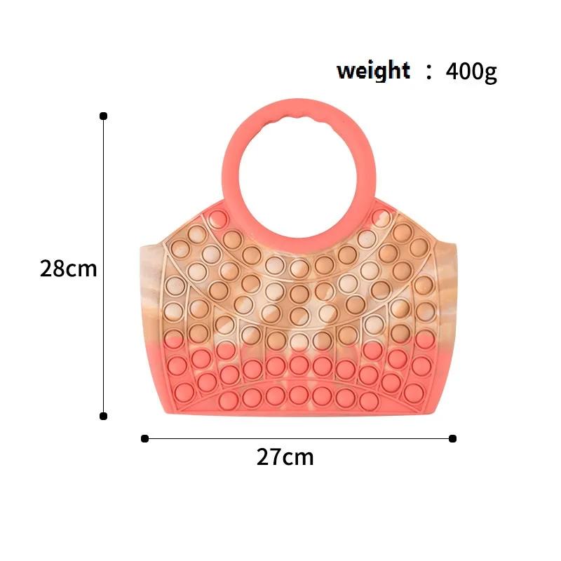 Anti-anxiety Pencil Case Handbag Messenger Bag Simples Sensory Silicone Bubble Children Autism Anti-stress Puplar Fingertip Toy
Anti-anxiety Pencil Case Handbag Messenger Bag Simples Sensory Silicone Bubble Children Autism Anti-stress Puplar Fingertip Toy
