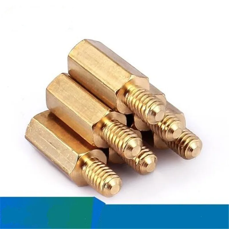 M4 Single head hexagonal Copper Column Screws Combination Brass Bolts Male Female Hex Nut Spacing Screw Threaded Pillars Truss
M4 Single head hexagonal Copper Column Screws Combination Brass Bolts Male Female Hex Nut Spacing Screw Threaded Pillars Truss