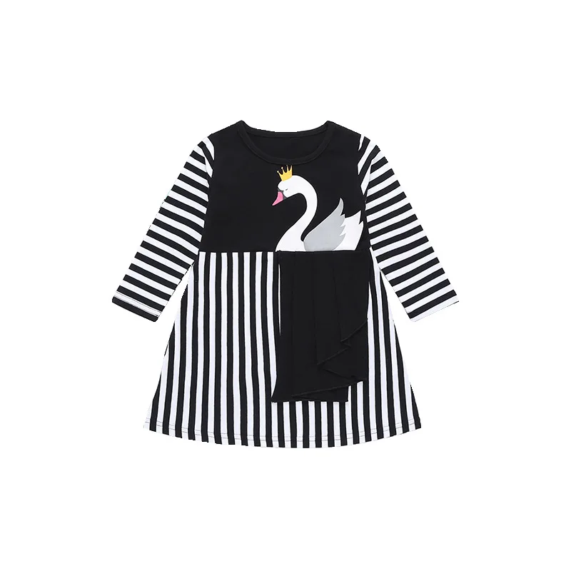 Girls' Clothing 2020 New Dress For Girls Autumn Kids Cute Cartoon Print Striped Round Neck Princess Dress Girl Elegant Outfits
Girls' Clothing 2020 New Dress For Girls Autumn Kids Cute Cartoon Print Striped Round Neck Princess Dress Girl Elegant Outfits