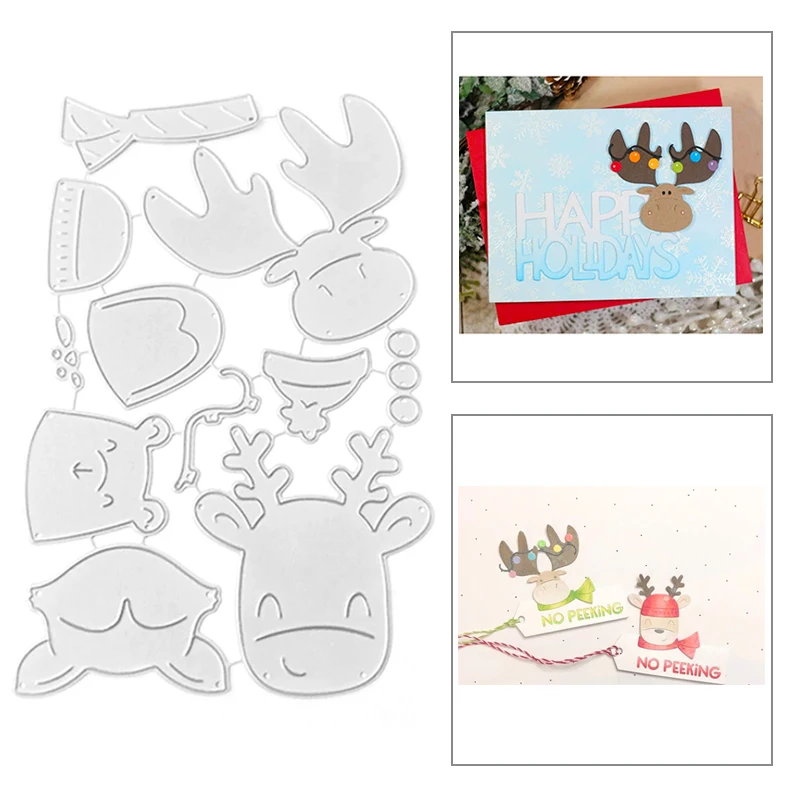 2021 New Christmas Animal Elk Metal Cutting Dies For DIY Craft Making Greeting Card and Paper Scrapbooking Album No Stamps Sets
2021 New Christmas Animal Elk Metal Cutting Dies For DIY Craft Making Greeting Card and Paper Scrapbooking Album No Stamps Sets