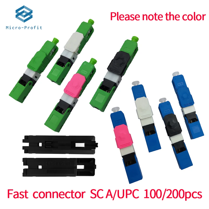 100/200pcs SC APC Single Mode Fiber Optic Fast Connector SC UPC FTTH SC Quick Connector SC Adapter Field Assembly free shipping
100/200pcs SC APC Single Mode Fiber Optic Fast Connector SC UPC FTTH SC Quick Connector SC Adapter Field Assembly free shipping