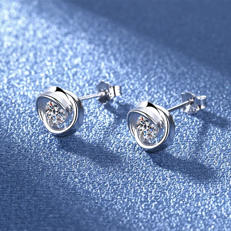 New Product Earrings Silver Jewelry Set with Zircon Rotating Love Simple Earrings Luxury Elegant Banquet Jewelry
New Product Earrings Silver Jewelry Set with Zircon Rotating Love Simple Earrings Luxury Elegant Banquet Jewelry