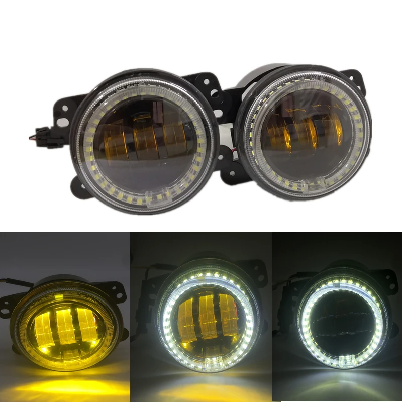Pair 30W 4 inch LED Fog Light Kit for '97~'17 Jeep Wrangler JK TJ CJ Rubicon Sahara 4 inch Amber Yellow LED Fog Lights for Dodge
Pair 30W 4 inch LED Fog Light Kit for '97~'17 Jeep Wrangler JK TJ CJ Rubicon Sahara 4 inch Amber Yellow LED Fog Lights for Dodge