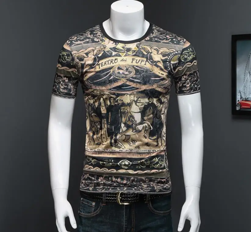 LIASOSO Oversized T-shirt Digital Printing Ice Silk T-shirt Men's Short-sleeved Round Neck Slim Tide Brand Kawaii Clothing
LIASOSO Oversized T-shirt Digital Printing Ice Silk T-shirt Men's Short-sleeved Round Neck Slim Tide Brand Kawaii Clothing
