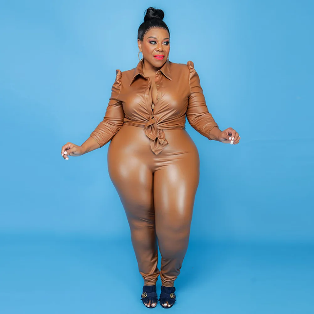 ZJFZML ZZ Women Clothing Two Piece Set Plus Size Pu Faux Leather Long Sleeve Blouse and Skinny TrouserDropshipping Wholesale
ZJFZML ZZ Women Clothing Two Piece Set Plus Size Pu Faux Leather Long Sleeve Blouse and Skinny TrouserDropshipping Wholesale
