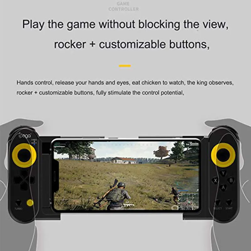For iOS Android Mobile Phone / PC / Tablet For PUBG Games Bluttoth Wireless Gamepad Stretchable Game Controller iPega PG-9167
For iOS Android Mobile Phone / PC / Tablet For PUBG Games Bluttoth Wireless Gamepad Stretchable Game Controller iPega PG-9167