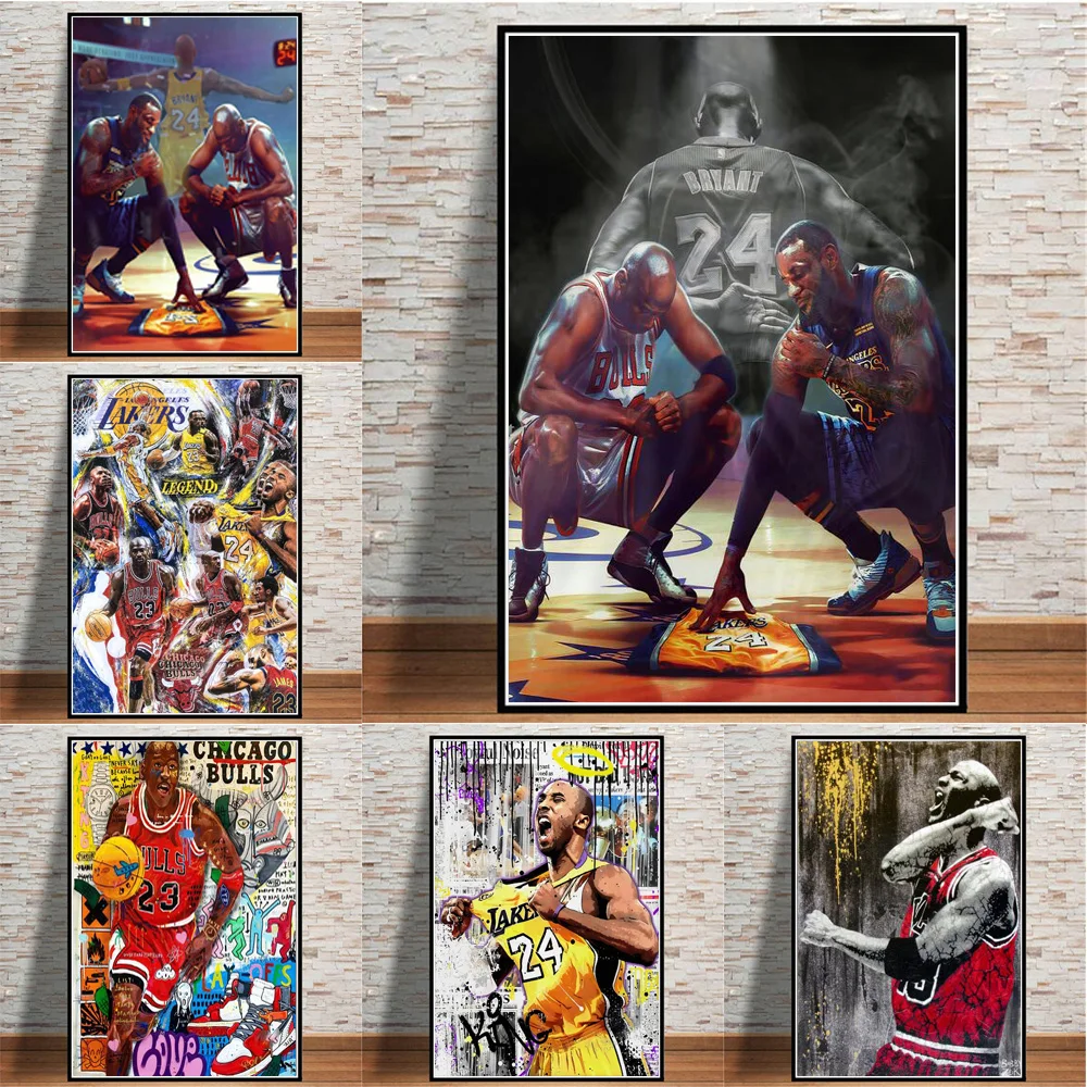Basketball Superstar Kobe James Posters And Prints Sport Dream Motivational Wall Art Canvas Painting For Picture Decor Cuadros
Basketball Superstar Kobe James Posters And Prints Sport Dream Motivational Wall Art Canvas Painting For Picture Decor Cuadros
