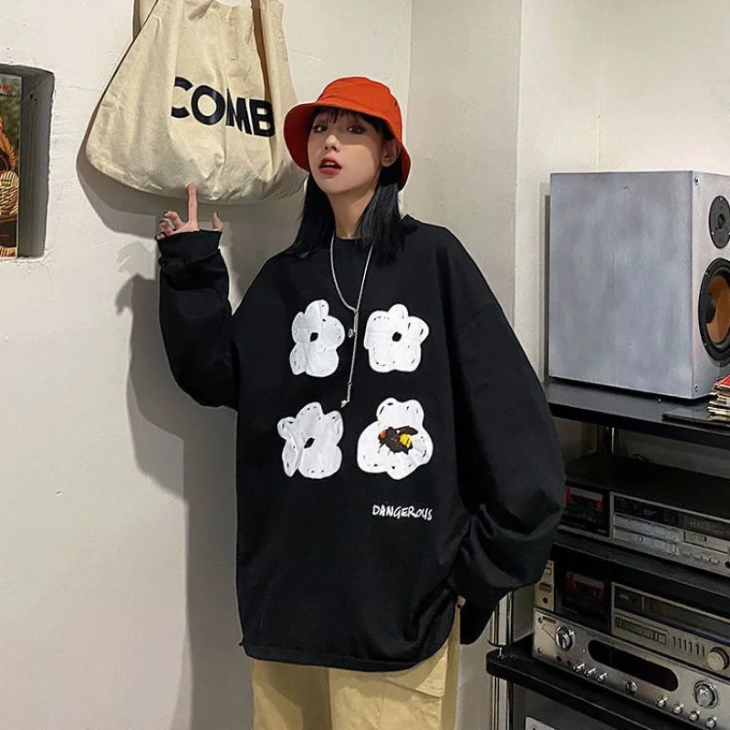 Hoodies Women No Hat Winter Plus Size O-neck Cartoon Harajuku Student All-match Sweatshirt Thicken Medium-long Outwear Hoodie
Hoodies Women No Hat Winter Plus Size O-neck Cartoon Harajuku Student All-match Sweatshirt Thicken Medium-long Outwear Hoodie