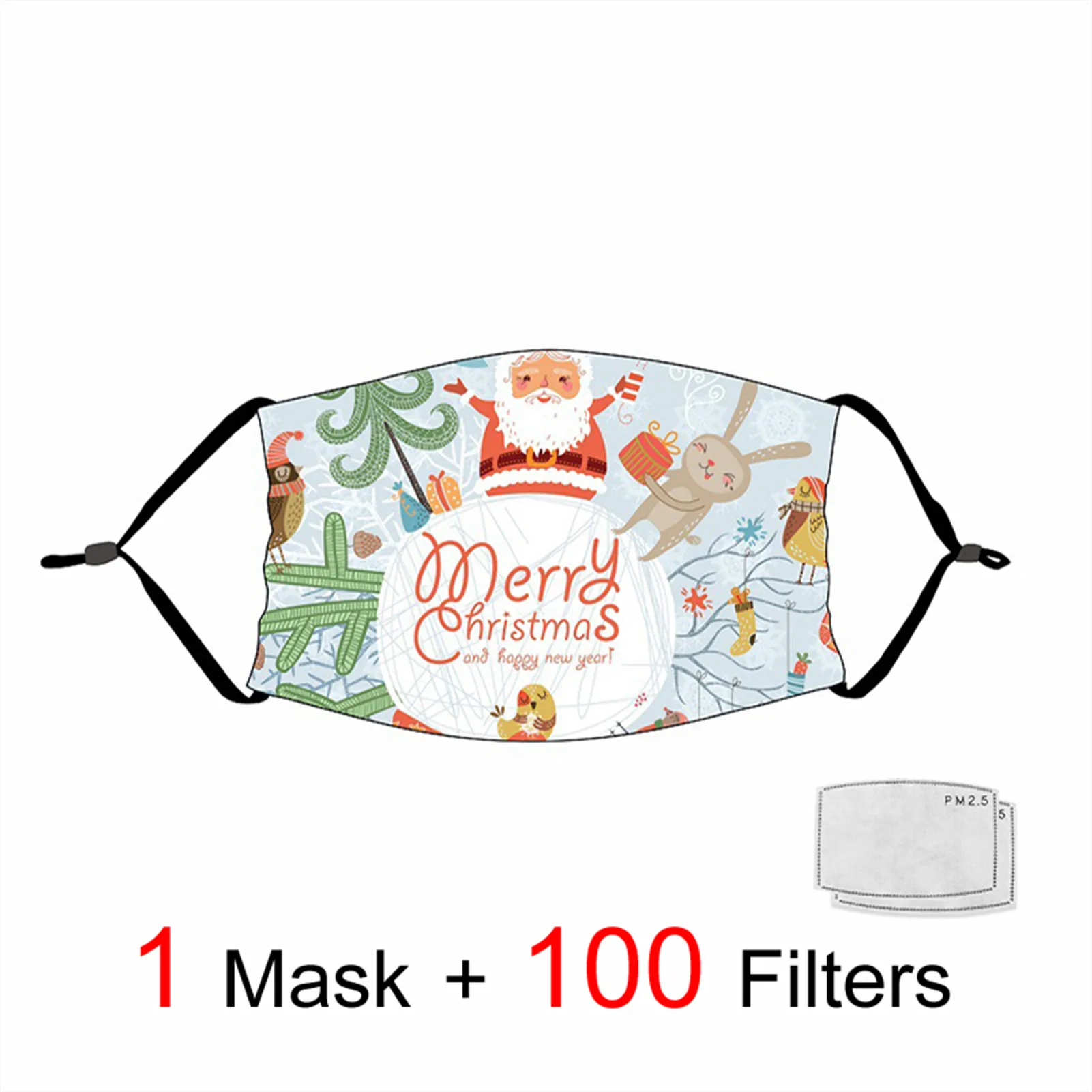 Snow Festival Masks Dust-proof Reusable Masks Santa Claus Pattern Adult Children Cute Elk Christmas Tree Raccoon Face Masks
Snow Festival Masks Dust-proof Reusable Masks Santa Claus Pattern Adult Children Cute Elk Christmas Tree Raccoon Face Masks