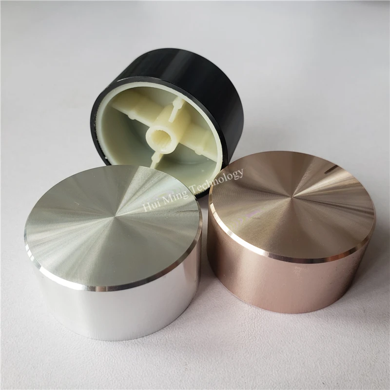 4pcs aluminum plastic knob potentiometer knob 40*19*6mm O shaft Chassis volume knob switch cap plum handle knob HI-FI amplifier 
4pcs aluminum plastic knob potentiometer knob 40*19*6mm O shaft Chassis volume knob switch cap plum handle knob HI-FI amplifier