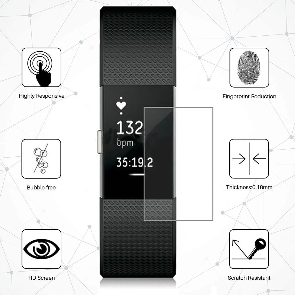 5 шт. защитная пленка для умных часов Fitbit Charge 3 4 | Электроника