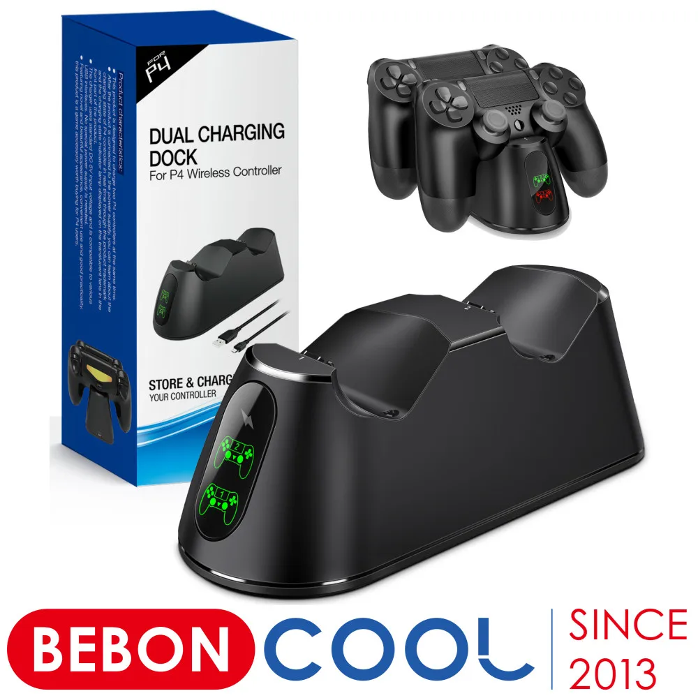 For PS4 Controller Charger Dock Station Dual USB Fast Charging Stand with Status Display for Playstation 4/PS4 Slim/PS4 Pro
For PS4 Controller Charger Dock Station Dual USB Fast Charging Stand with Status Display for Playstation 4/PS4 Slim/PS4 Pro