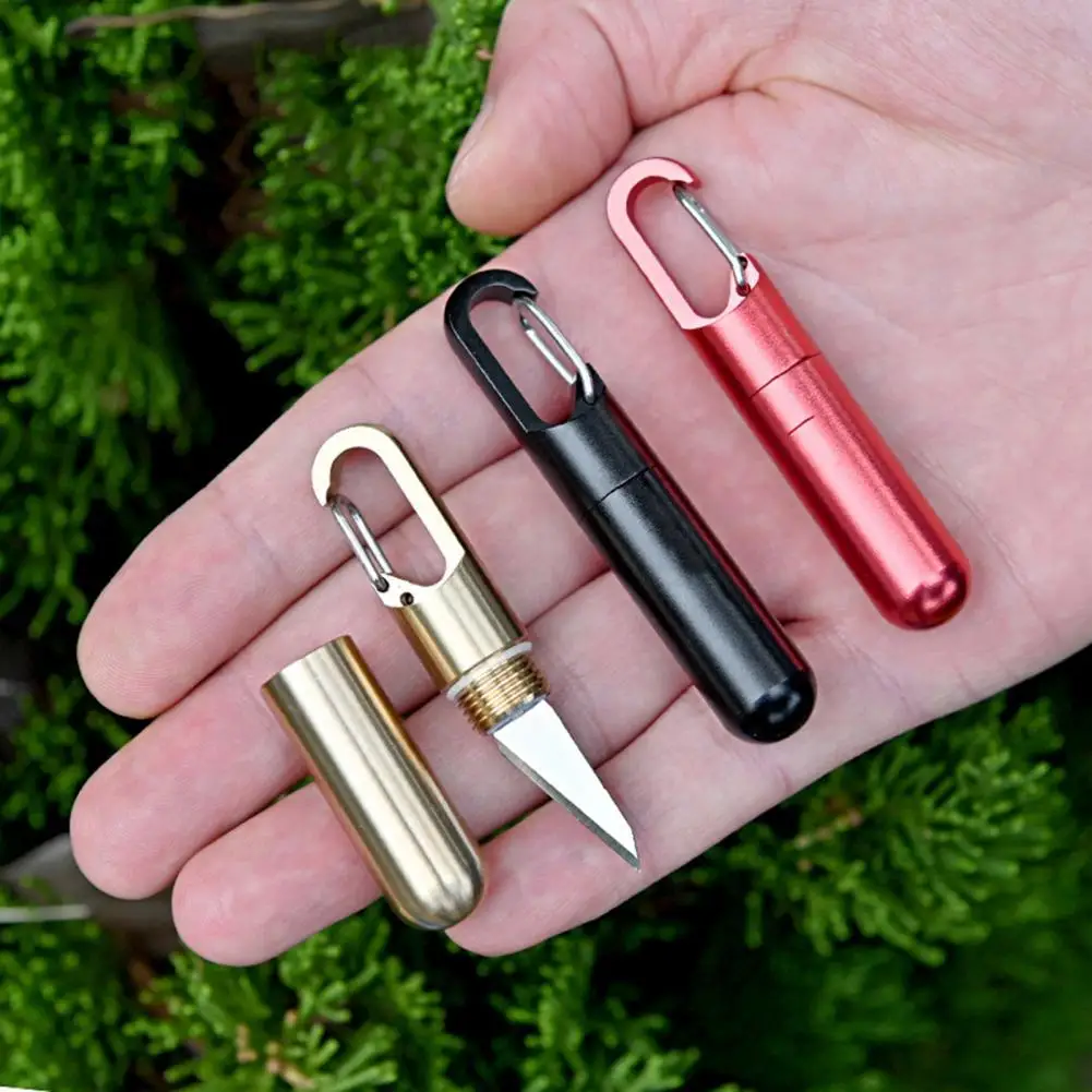 New Outdoor Portable Gadgets Key Pendant Creative Knife Keychain Pendant Knife Portable Express Self Defense Knife Cutting Tool
New Outdoor Portable Gadgets Key Pendant Creative Knife Keychain Pendant Knife Portable Express Self Defense Knife Cutting Tool